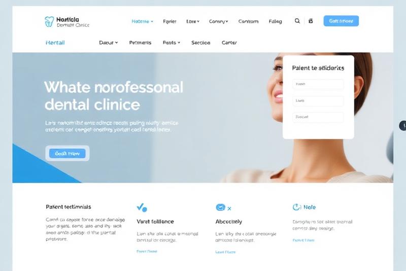 Ashburn Family Dental website designed by AZ Tech Services