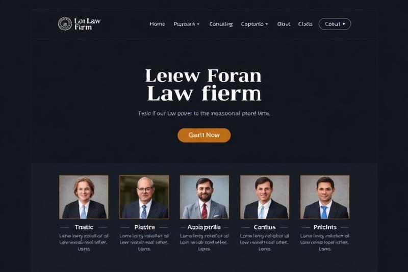 Sterling Law Partners website designed by AZ Tech Services